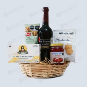 Canastas Navideñas de Vino- Regala Canastas - Canastas Navideñas - Arcones Navideños